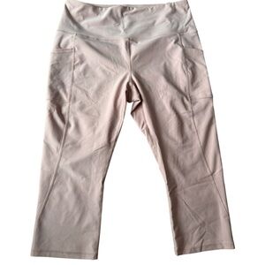 Reebok Soft Pink Capri Leggings